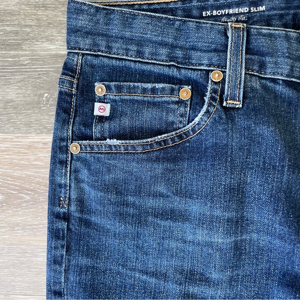AG-ED Adriano Goldschmied Ex-Boyfriend Slouchy Slim Jeans 27R - Picture 7 of 14
